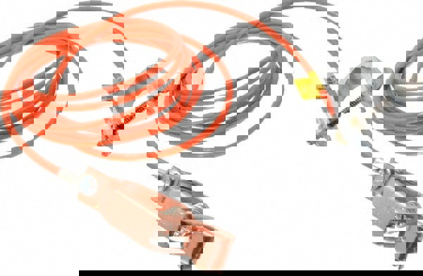 19 AWG, 10 Ft., Alligator Clip, C-Clamp, Grounding Cable with Clamps